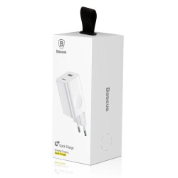 Ładowarka sieciowa Baseus QC3.0 FC67E CCALL-BX02 24W z gniazdem USB Quick Charge 3.0