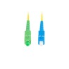 Patchcord światłowodowy Lanberg SM SC/APC-SC/UPC SIMPLEX 3.0mm SZH G657A1 1m żółty