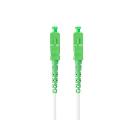 Patchcord światłowodowy Lanberg SM SC/APC-SC/APC SIMPLEX 3.0mm G657B3 15m biały
