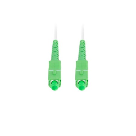 Patchcord światłowodowy Lanberg SM SC/APC-SC/APC SIMPLEX 3.0mm G657B3 20m biały