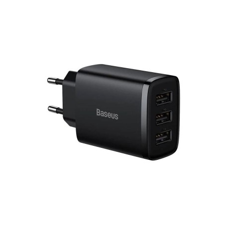 Ładowarka sieciowa Baseus Compact CCXJ020101 z 3 gniazdami USB 17W