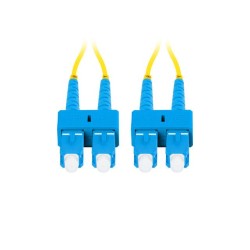 Patchcord światłowodowy Lanberg SM SC/UPC-SC/UPC DUPLEX 3.0mm LSZH G657A1 2m żółty