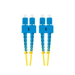 Patchcord światłowodowy Lanberg SM SC/UPC-SC/UPC DUPLEX 3.0mm LSZH G657A1 10m żółty