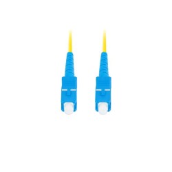 Patchcord światłowodowy Lanberg SM SC/UPC-SC/UPC SIMPLEX 3.0mm LSZH G657A1 10m żółty