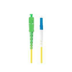 Patchcord światłowodowy Lanberg SM LC/UPC-SC/APC SIMPLEX 3.0mm LSZH G657A1 2m żółty