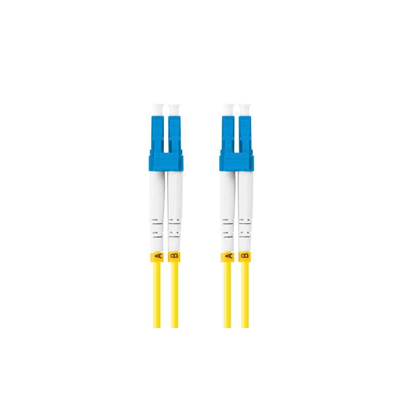 Patchcord światłowodowy Lanberg SM LC/UPC-LC/UPC DUPLEX 3.0mm LSZH G657A1 3m żółty