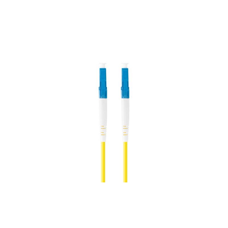 Patchcord światłowodowy Lanberg SM LC/UPC-LC/UPC SIMPLEX 3.0mm LSZH G657A1 2m żółty