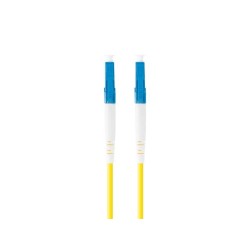 Patchcord światłowodowy Lanberg SM LC/UPC-LC/UPC SIMPLEX 3.0mm LSZH G657A1 5m żółty