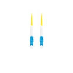 Patchcord światłowodowy Lanberg SM LC/UPC-LC/UPC SIMPLEX 3.0mm LSZH G657A1 10m żółty