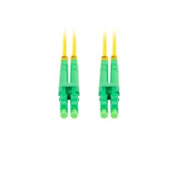 Patchcord światłowodowy Lanberg SM LC/APC-LC/APC DUPLEX 3.0mm LSZH G657A1 2m żółty