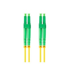 Patchcord światłowodowy Lanberg SM LC/APC-LC/APC DUPLEX 3.0mm LSZH G657A1 3m żółty