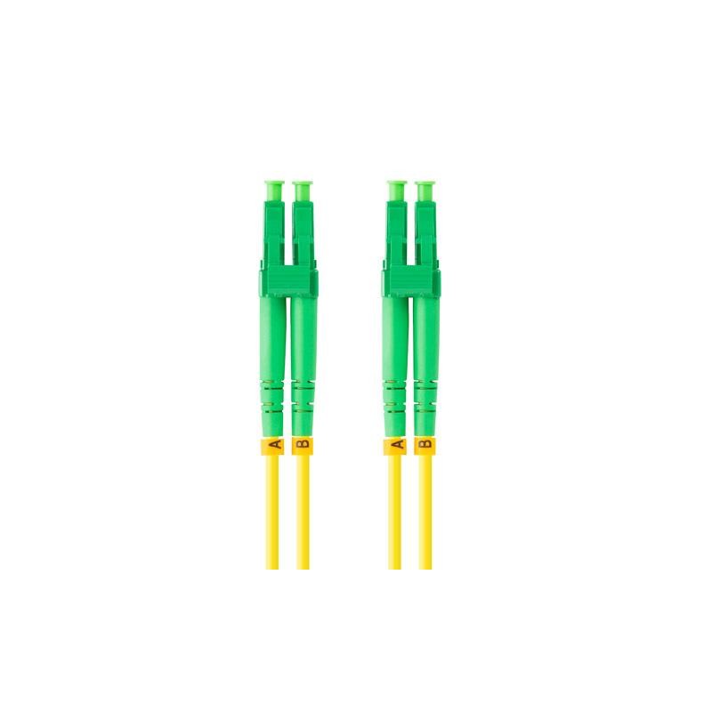 Patchcord światłowodowy Lanberg SM LC/APC-LC/APC DUPLEX 3.0mm LSZH G657A1 3m żółty