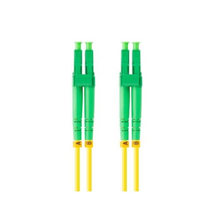 Patchcord światłowodowy Lanberg SM LC/APC-LC/APC DUPLEX 3.0mm LSZH G657A1 3m żółty