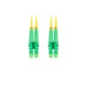 Patchcord światłowodowy Lanberg SM LC/APC-LC/APC DUPLEX 3.0mm LSZH G657A1 3m żółty