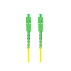 Patchcord światłowodowy Lanberg SM SC/APC-SC/APC SIMPLEX 3.0MM LSZH G657A1 1M żółty