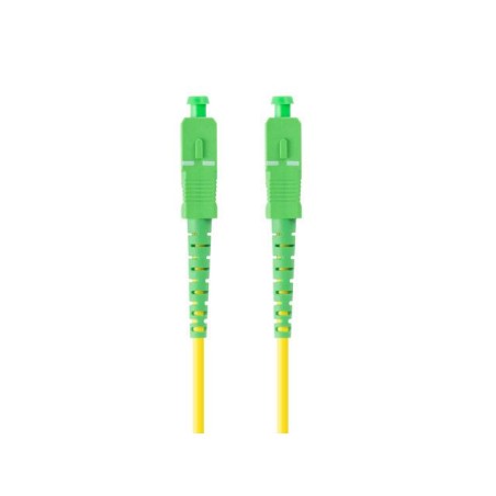 Patchcord światłowodowy Lanberg SM SC/APC-SC/APC SIMPLEX 3.0MM LSZH G657A1 1M żółty