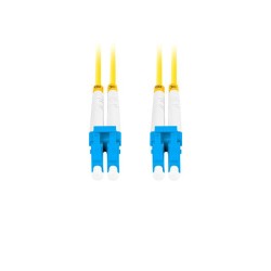 Patchcord światłowodowy Lanberg SM LC/UPC-LC/UPC DUPLEX 3.0MM LSZH G657A1 10m żółty