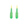 Patchcord światłowodowy Lanberg SM SC/APC-SC/APC SIMPLEX 3.0MM LSZH G657A1 0.5m żółty