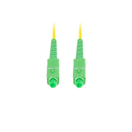 Patchcord światłowodowy Lanberg SM SC/APC-SC/APC SIMPLEX 3.0MM LSZH G657A1 5m żółty