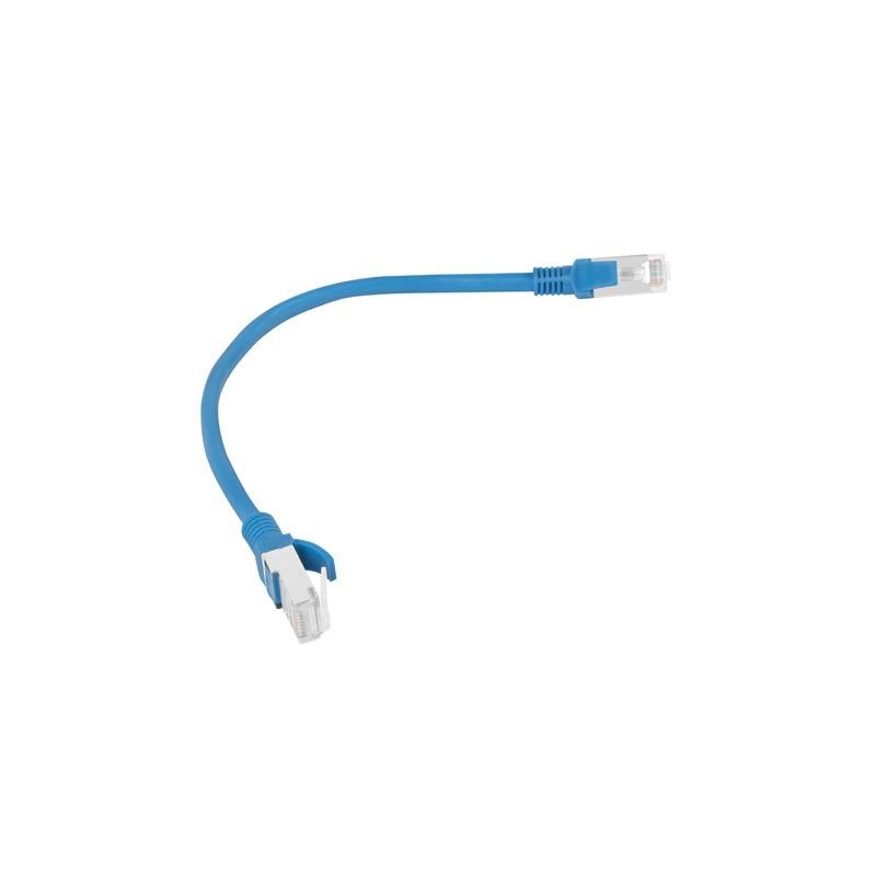 Patchcord Lanberg UTP kat.5e 0,25m niebieski