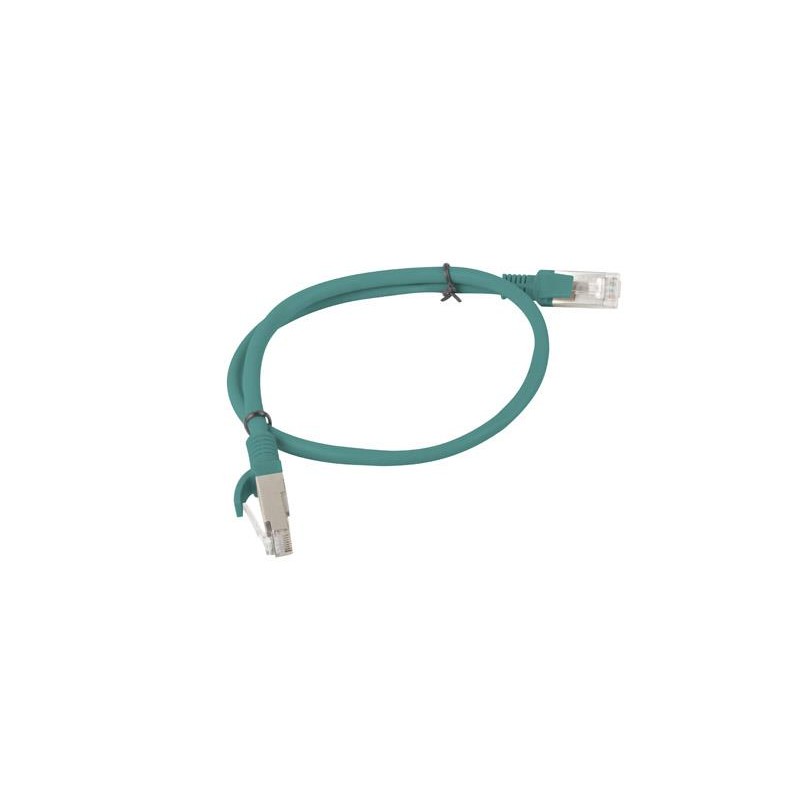 Patchcord Lanberg UTP kat.5e 0,5m zielony