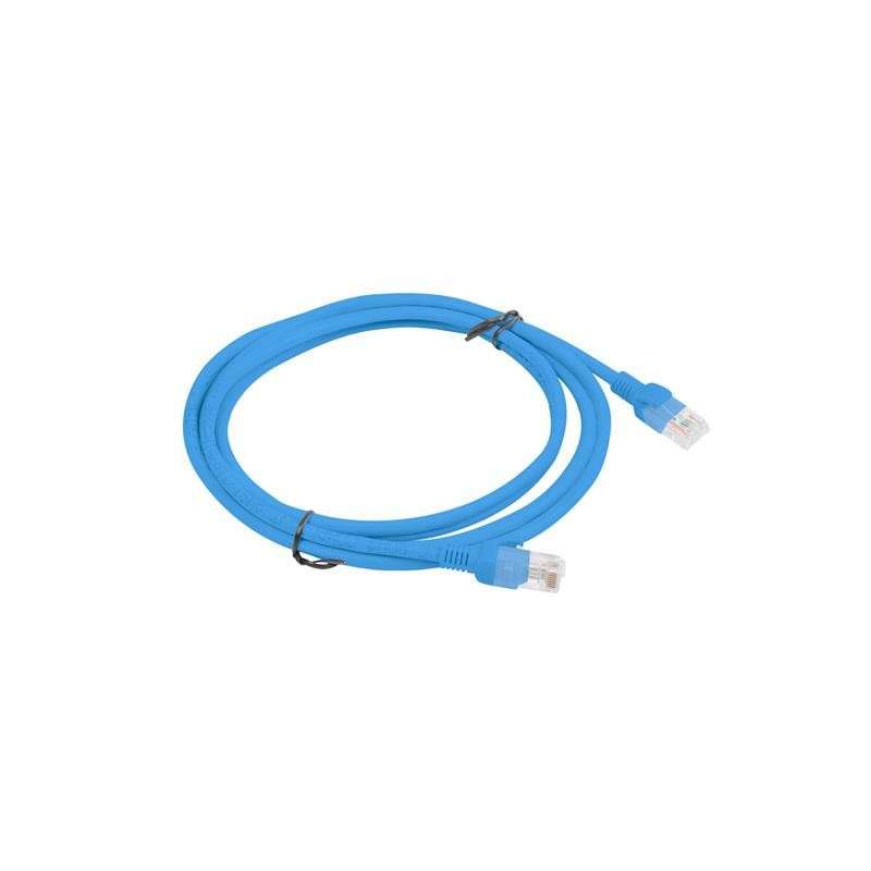 Patchcord Lanberg UTP kat.5e 2m niebieski