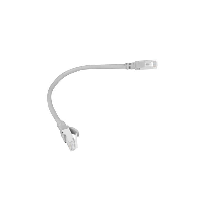 Patchcord Lanberg UTP kat.6 0,25m szary