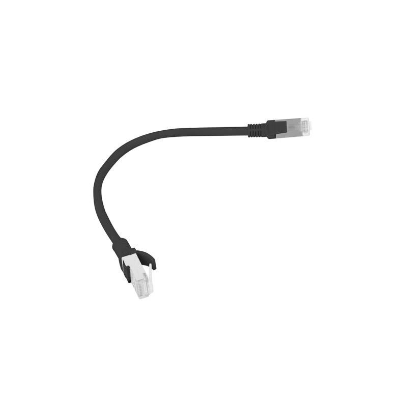 Patchcord Lanberg UTP kat.5e 0,25m czarny