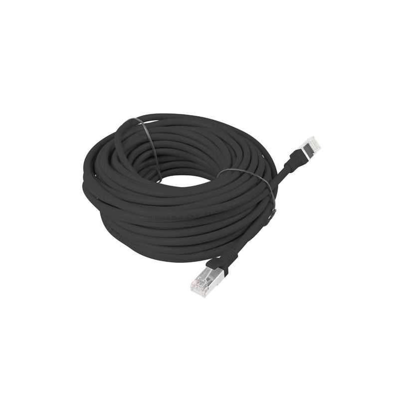 Patchcord Lanberg UTP kat.5e 15m czarny