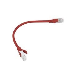 Patchcord Lanberg UTP kat.5e 0,25m czerwony