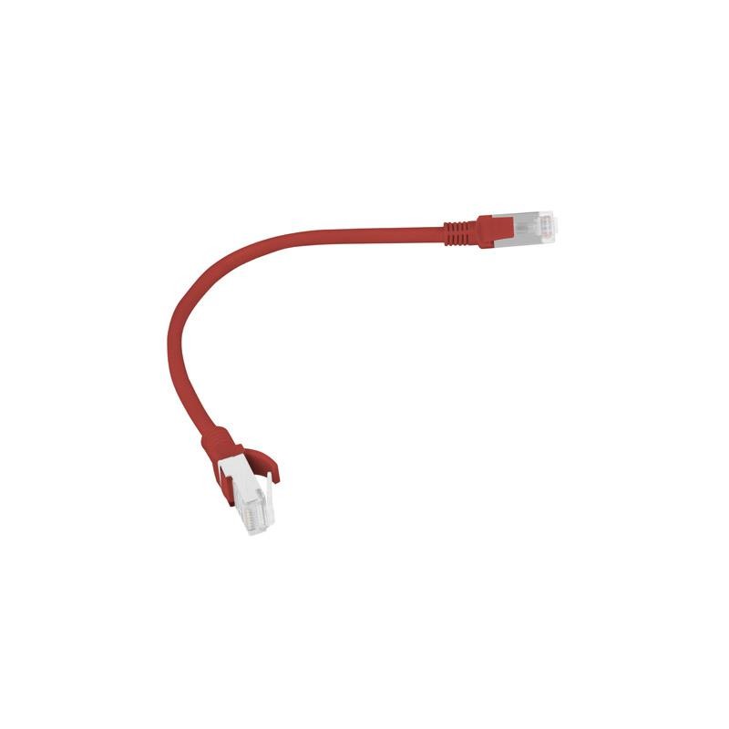 Patchcord Lanberg UTP kat.5e 0,25m czerwony