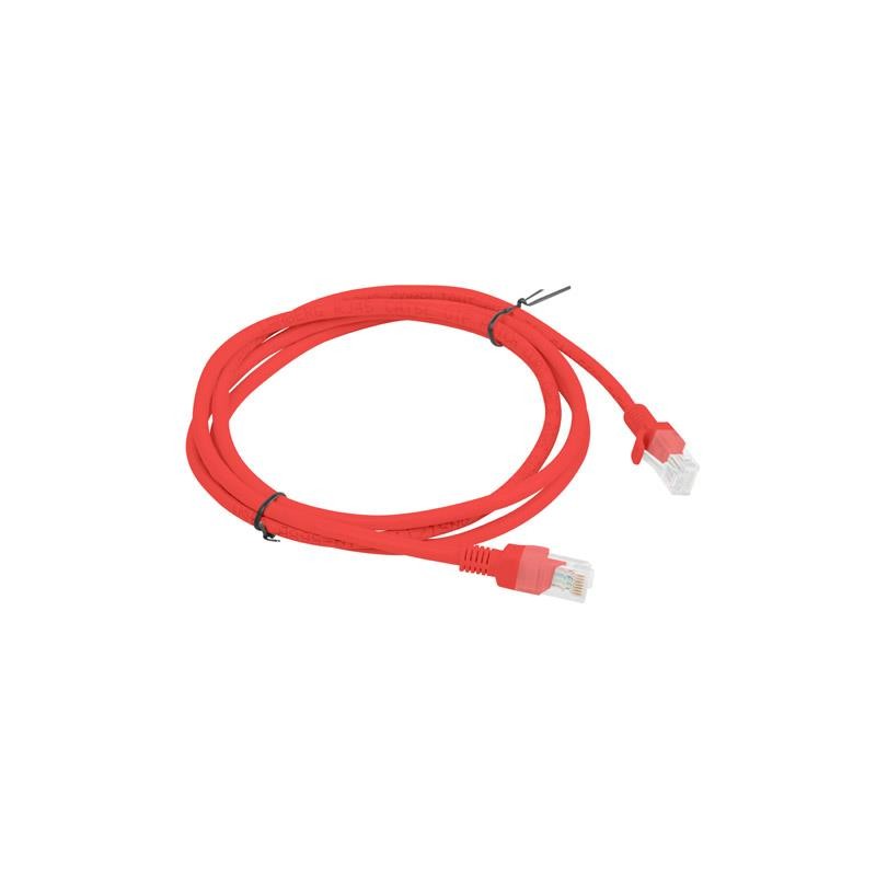Patchcord Lanberg UTP kat.5e 1,5m czerwony