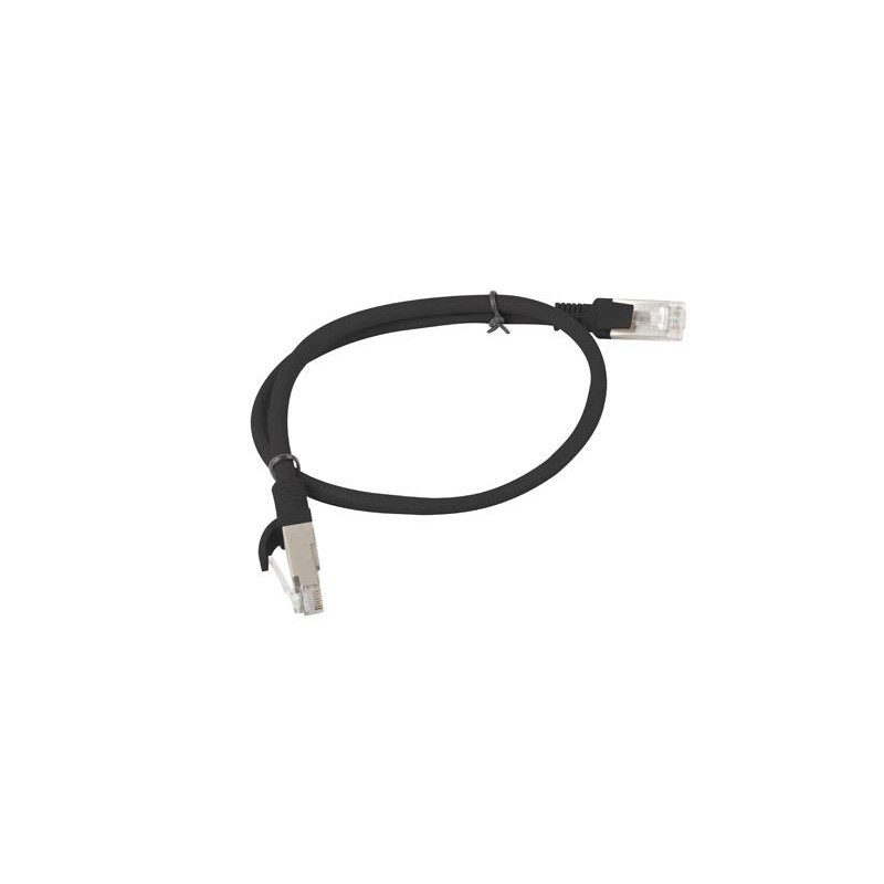 Patchcord Lanberg UTP kat.6 0,5m czarny