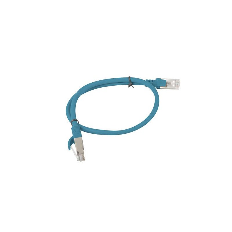 Patchcord Lanberg UTP kat.6 0,5m niebieski