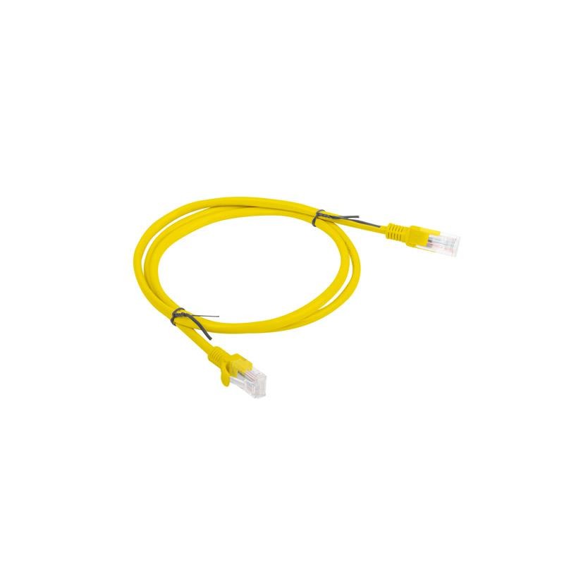 Patchcord Lanberg UTP kat.6 1m żółty