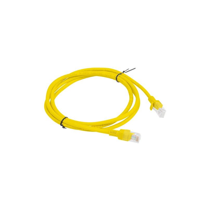 Patchcord Lanberg UTP kat.6 1,5m żółty