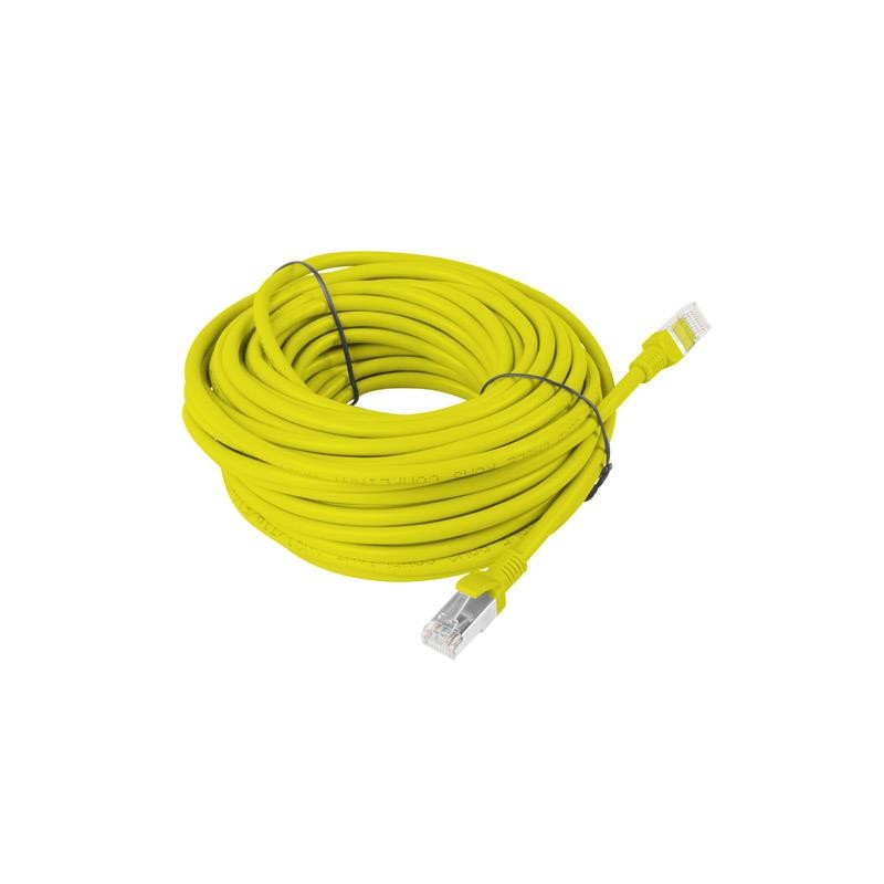 Patchcord Lanberg UTP kat.6 15m żółty