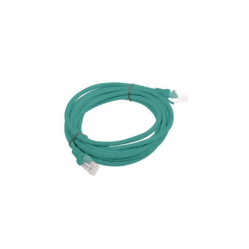 Patchcord Lanberg UTP kat.6 3m zielony