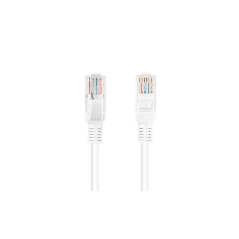 Patchcord Lanberg UTP kat.5e 0,25m biały