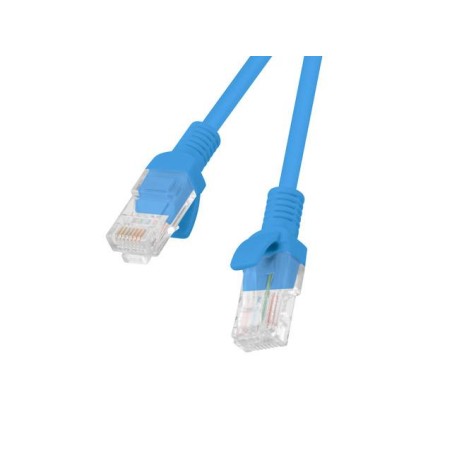 Patchcord Lanberg UTP kat.5e 1m niebieski 10-Pack
