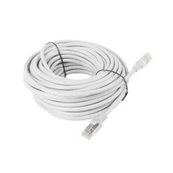 Patchcord Lanberg UTP kat.5e 30m szary fluke passed