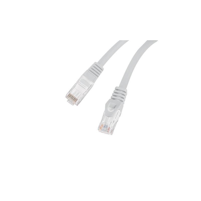 Patchcord Lanberg UTP kat.6 3m LSZH CU fluke passed szary