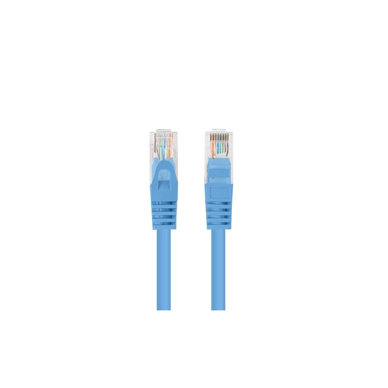Patchcord Lanberg UTP kat.5e 3m niebieski 10-Pack