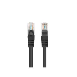 Patchcord Lanberg UTP kat.6 1m czarny 10-Pack