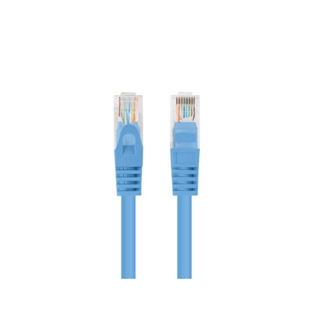 Patchcord Lanberg UTP kat.6 1m niebieski 10-Pack