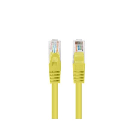 Patchcord Lanberg UTP kat.6 1m żółty 10-Pack