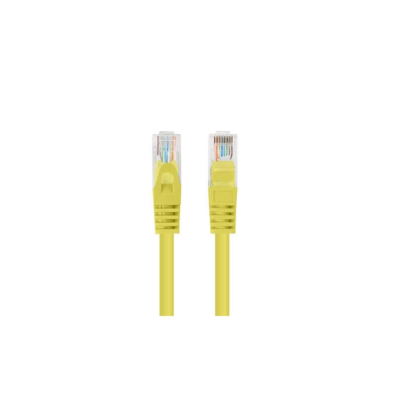 Patchcord Lanberg UTP kat.6 7,5m żółty