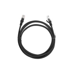 Patchcord Lanberg UTP kat.5e 2m czarny box fluke passed