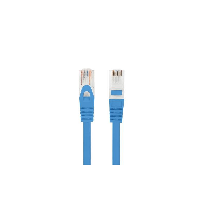 Patchcord Lanberg UTP kat.6 1,5m LSZH CU fluke passed niebieski