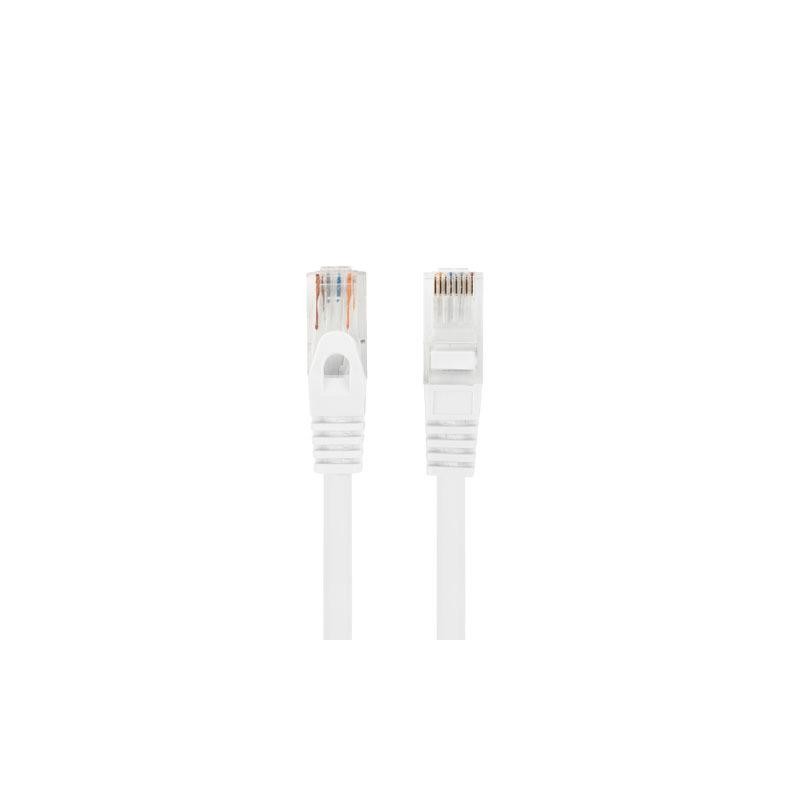 Patchcord Lanberg UTP kat.6 0,5m LSZH CU fluke passed biały